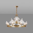 Loft Industry Modern - Lotus Rib Chandelier